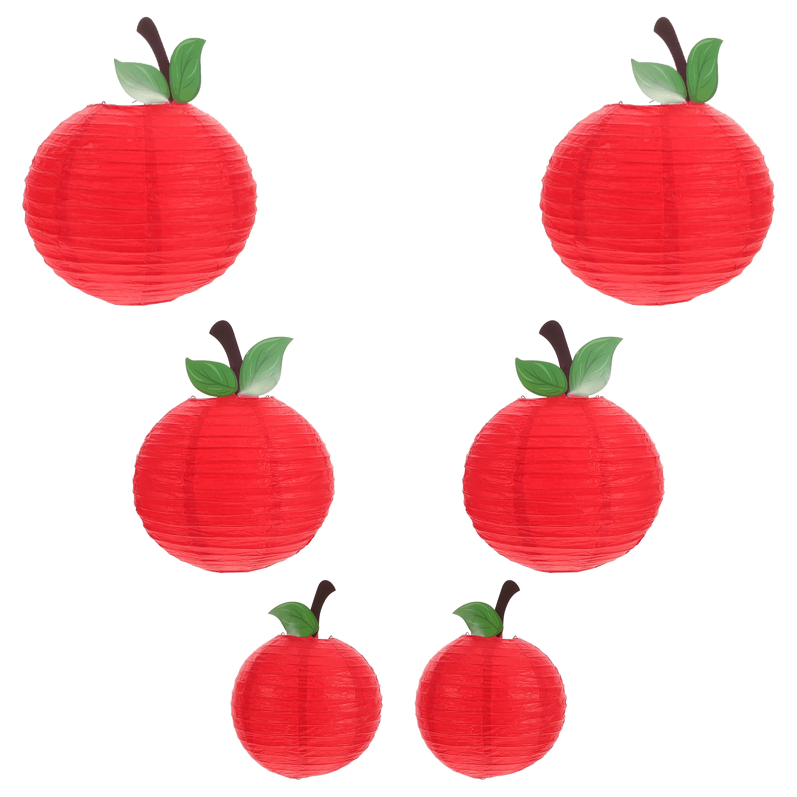 

Fruit Party Lantern Decors Apple Paper Lanterns Back to School Decorations Baby