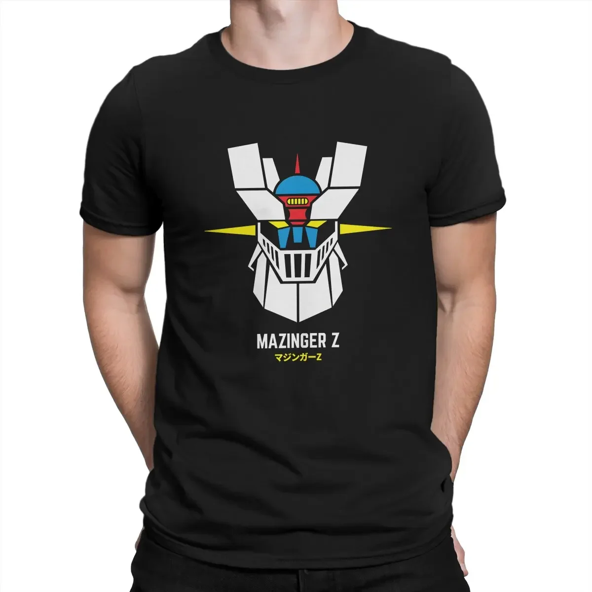 Color Classic MazingerZ Robot T Shirt Grunge O-Neck TShirt Polyester Short Sleeve