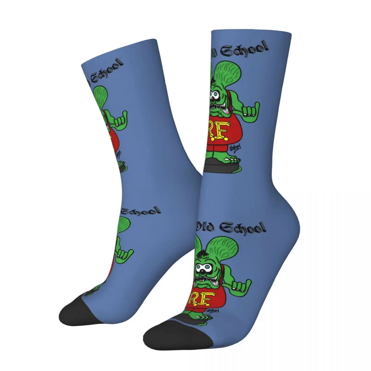 Rat Fink Study Men Women Socks Outdoor Novelty Spring Summer Autumn Winter Stockings Gift