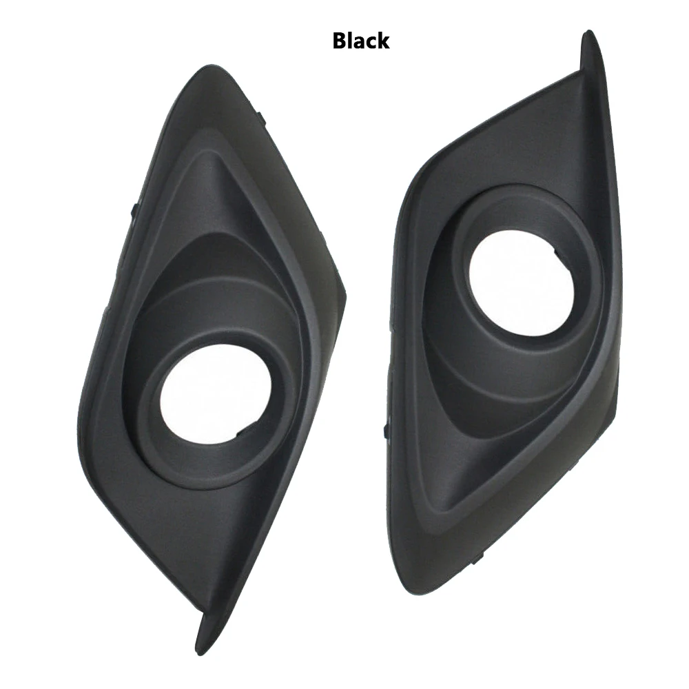 2Pcs Car Front Bumper Fog Light Lamp Grille Cover Hood Guard Left /Right For Mazda 3 Axela 2014 2015 2016 BKD150C11 BKD150C21