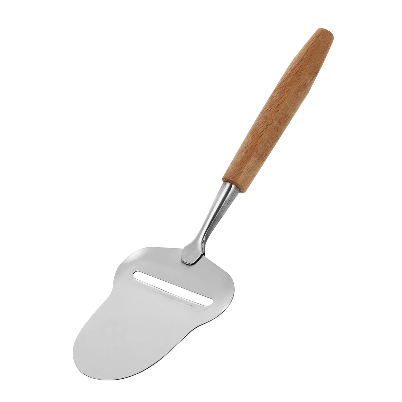 

1pc Stainless Steel Cheese Slicer Wood Handle Khaki Bread Butter Cutting Tool Kitchen Cheese Cutter Domestic Kitchenware