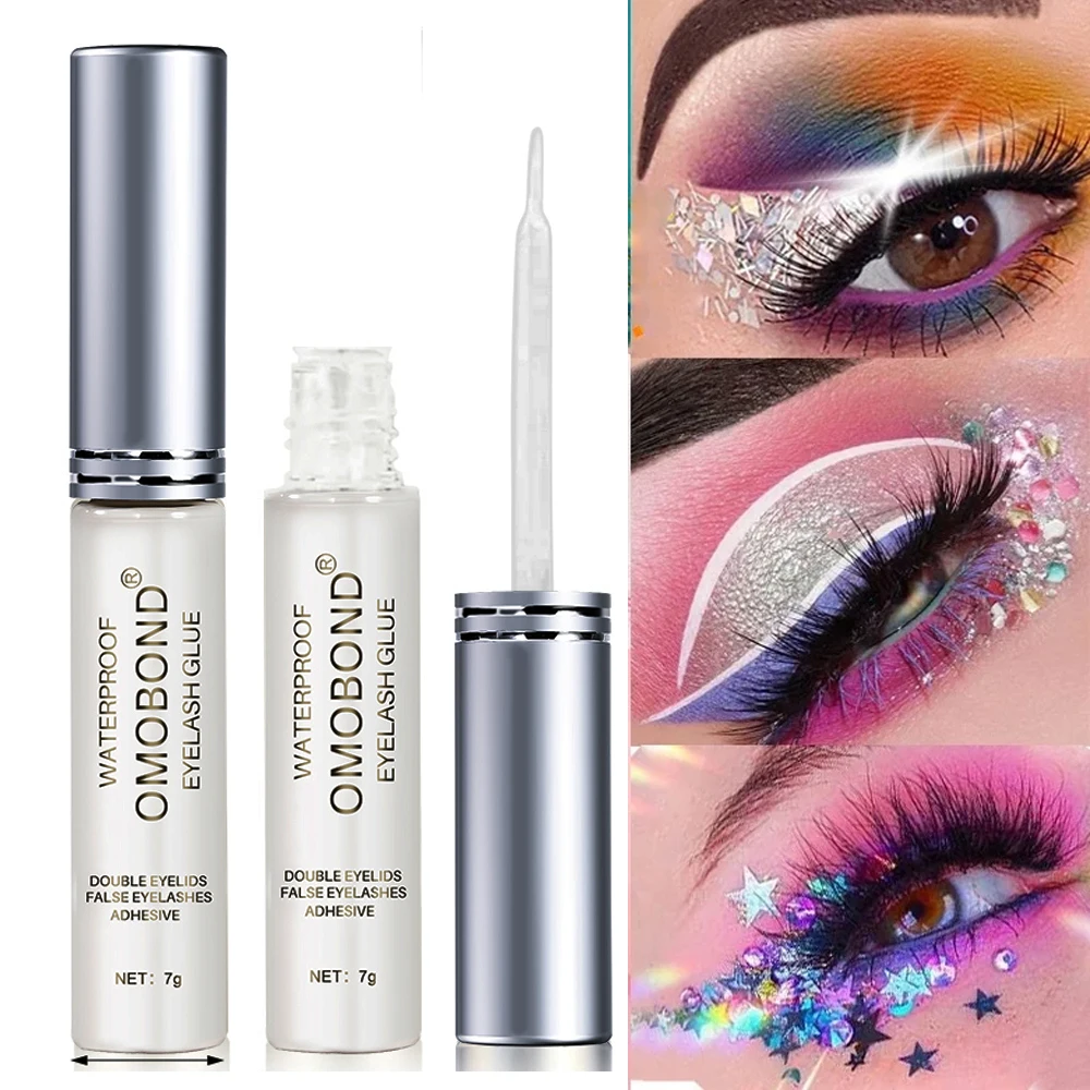 7g/Jar Professional Glitter Sequins Adhesive Glue Super-Strong Clear Eyelash/ShinyNail Flakes Glue DIY Face/Body Makeup Glue