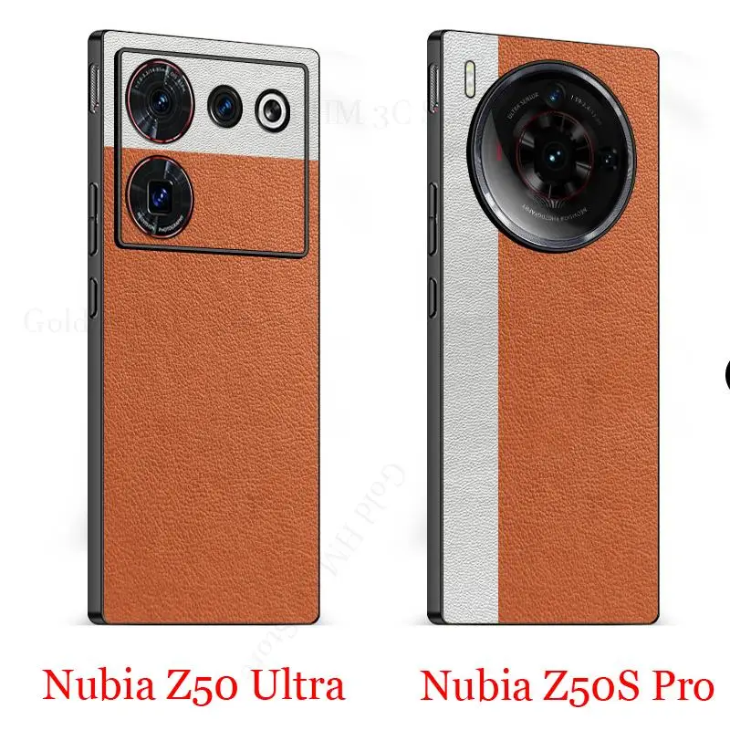 For ZTE nubia Z60 Ultra Starry Night Leather Phone Case For Nubia Z50S Pro Soft Silicone Bumper Splice Cover For nubia Z50 Ultra