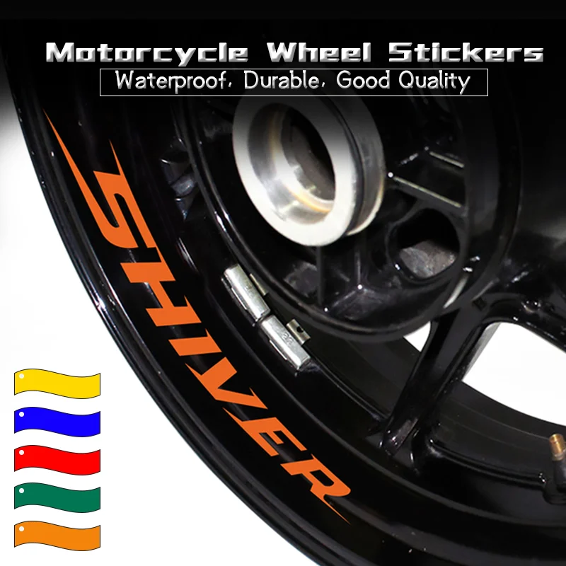 

shiver Motorcycle Waterproof Wheel Stickers Reflective Inner Rim Stripe Tape Decal Accessories For Aprilia SHIVER Shiver 750 900