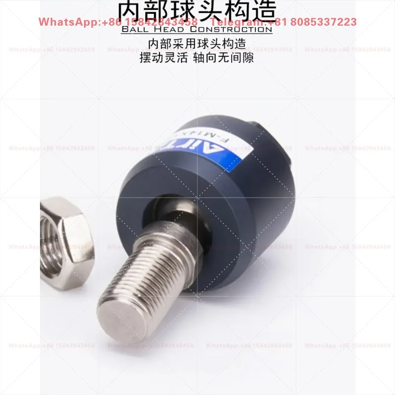 F-M6 M8X125F M10 M12 M16 M18 M20X150F Cylinder Floating Joint Universal Connector