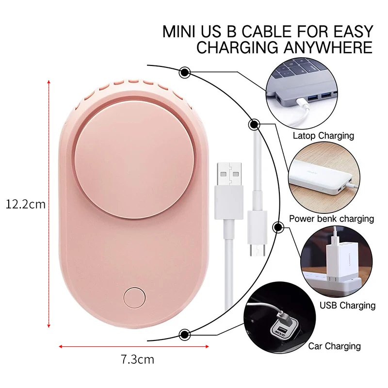 مروحة تبريد صغيرة قابلة لإعادة الشحن USB ، مجفف محمول مع ملصقات لطيفة سهلة الاستخدام ، أدوات تمديد الرموش ، استخدام الصالونات