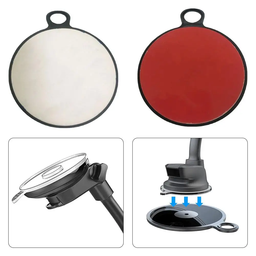 Mobile Phone Suction Cup Sticker Disc Pad Base Adhesive for ABS GPS Phone Stand Holder Bracket Adhesive Dashboard Mount Pad U8K6