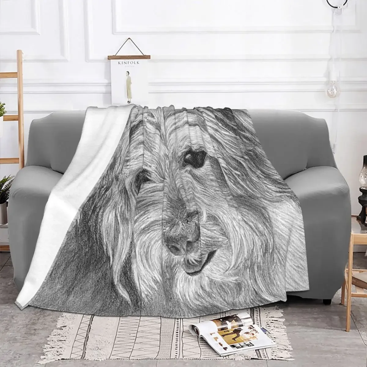 Dog Animal Yorkshire Terrier Blankets Coral Fleece Plush Print Multi-function Soft Throw Blanket for Bedding Outdoor Bedspread