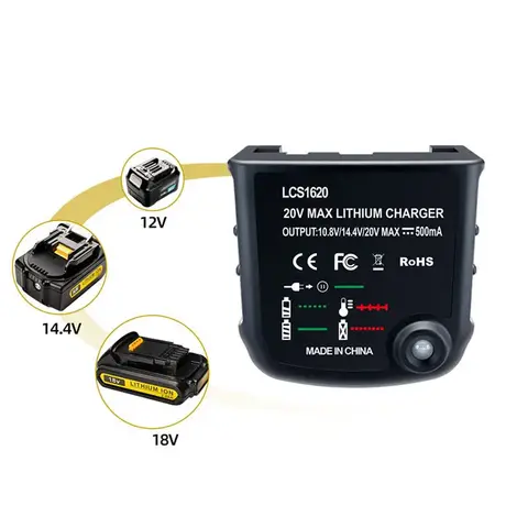 Litiumbatteriladdare för Black&Decker 10,8V 14,4V 18V 20V Serise LBXR20 elektrisk borrmaskin skruvmejsel batteriladdningsverktyg 8 best sales Black Decker-delar - №5