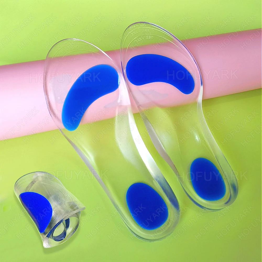 

Silicone Insoles for Shoes Man Woman Flat Feet Arch Support Orthopedic Insoles for Work Shoes Plantar Fasciitis Relief Foot Pads