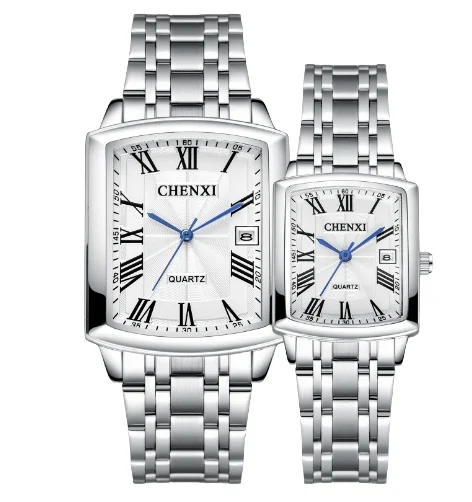 

Hot selling 2024 new men's and women's quartz watches, calendars, waterproof couple watches