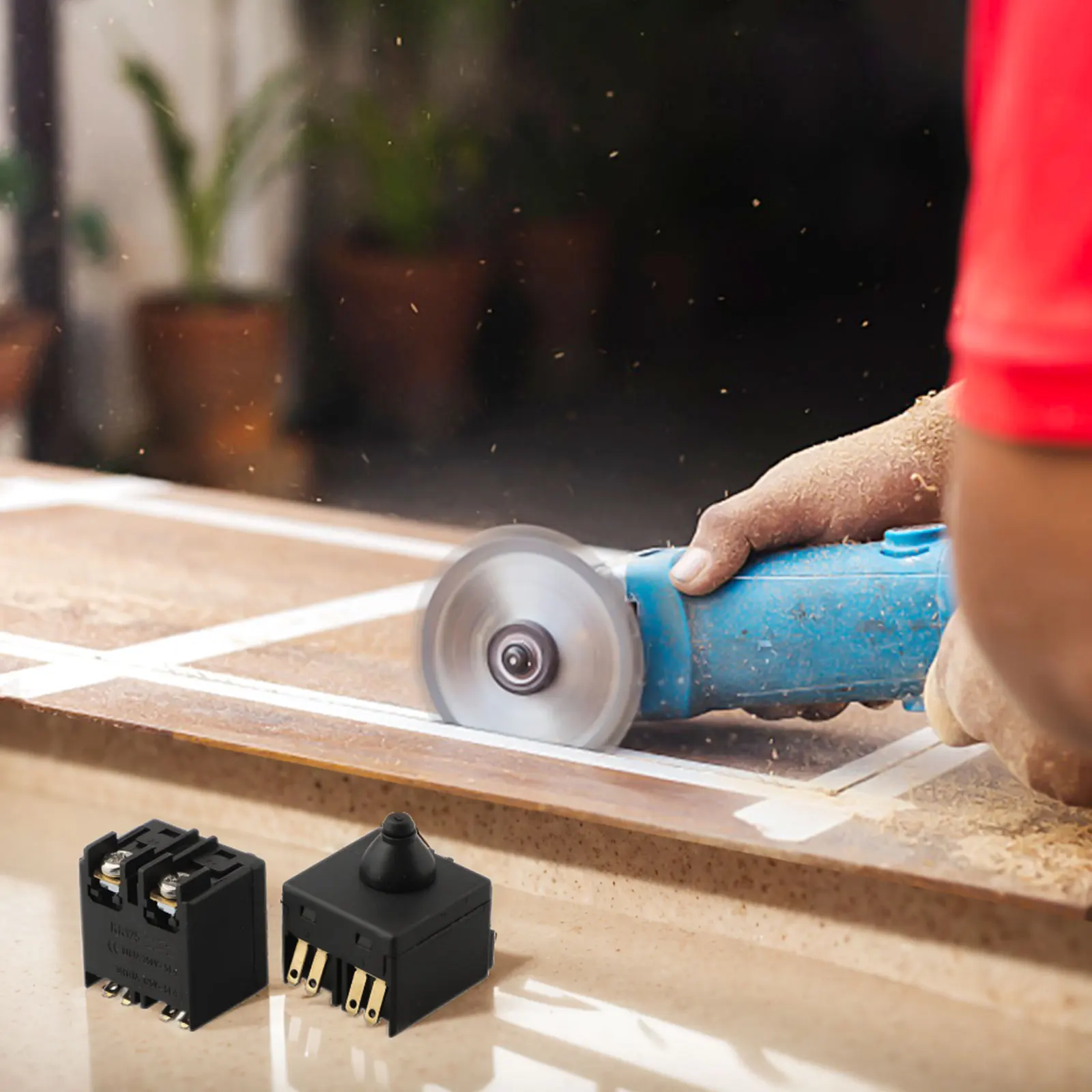 Grinder Parts Accessories FF03-100A Switch Easy To Install Easy To Operate Long-lasting For 6-100 Angle Grinder