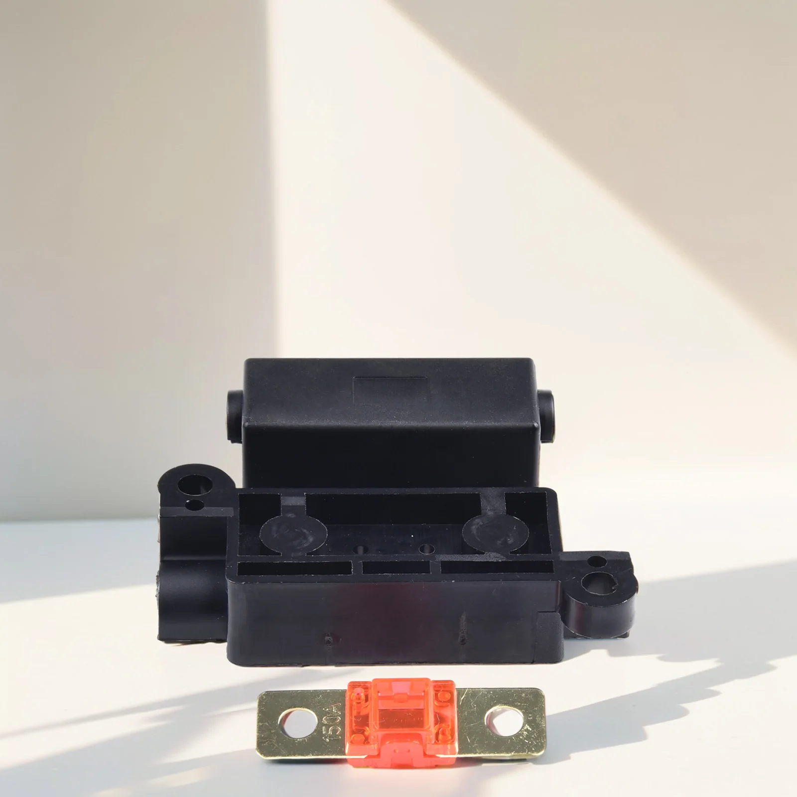 Fuse Box Holder for Midi Fuse ABS Material with Heatshrinkable Air Conditioner Fuse Accessories 40 Amps Current Rating