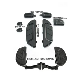 Motorcycle Rider Passenger Floorboard Brake Pedal Shifter Pegs For Harley Touring Road Glide 1993-2024
