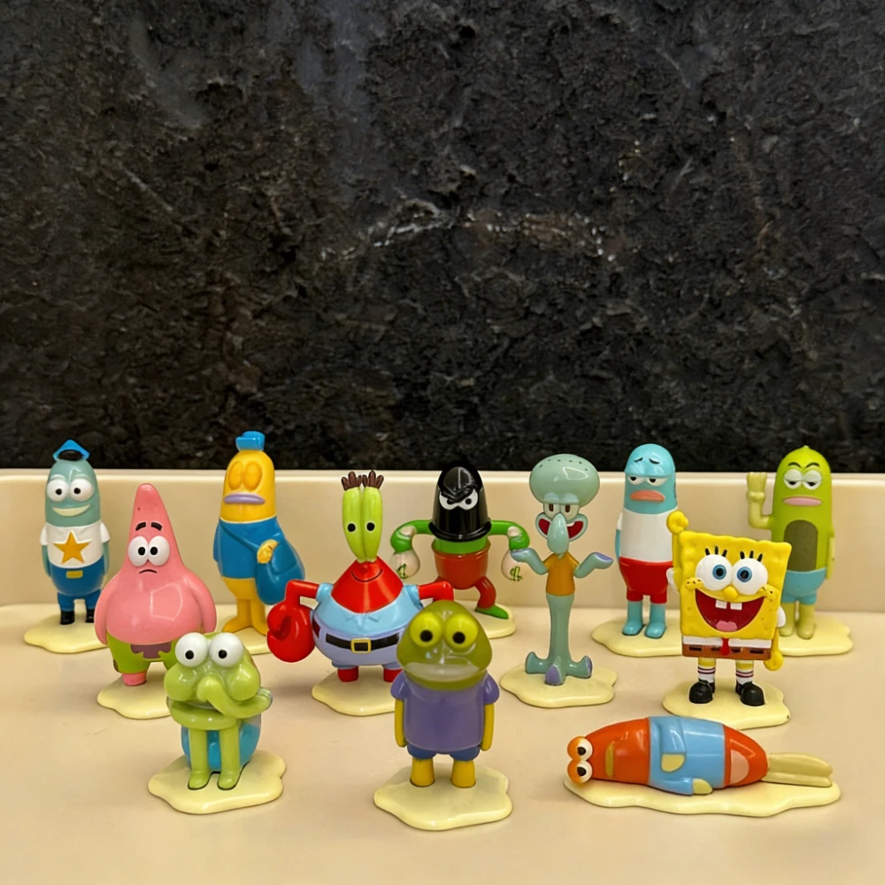

SpongeBob SquarePants Life As A Drama Series Blind Box Anime Peripherals Figure Doll Cute Desktop Ornament Model Trendy Toy Gift