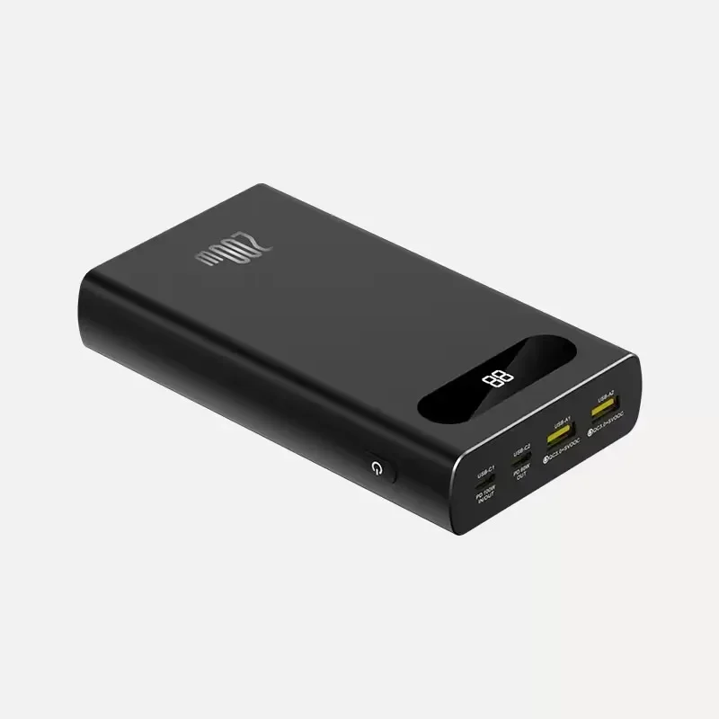 Power bank Wyjście PD3.0 Power bank 200W Szybkie ładowanie Power bank cztery w jednym o dużej pojemności 20 000 mAh PD100W