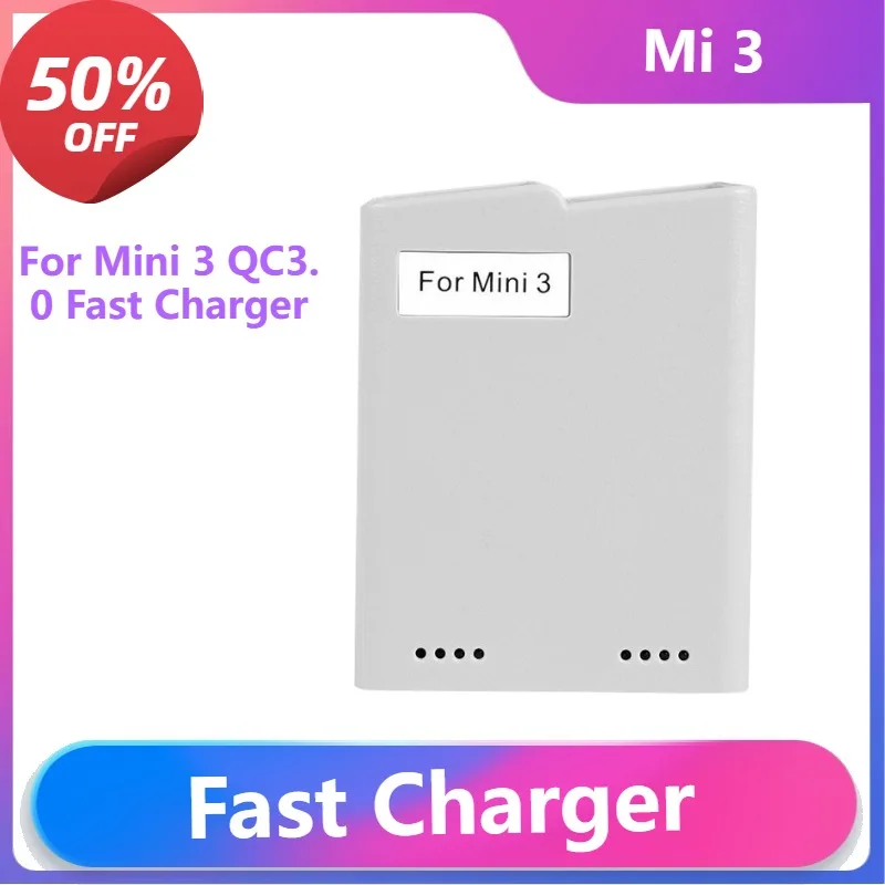 

For Mini 3 QC3.0 Fast Charger Drone Accessories Compatible Mini4 Pro Battery