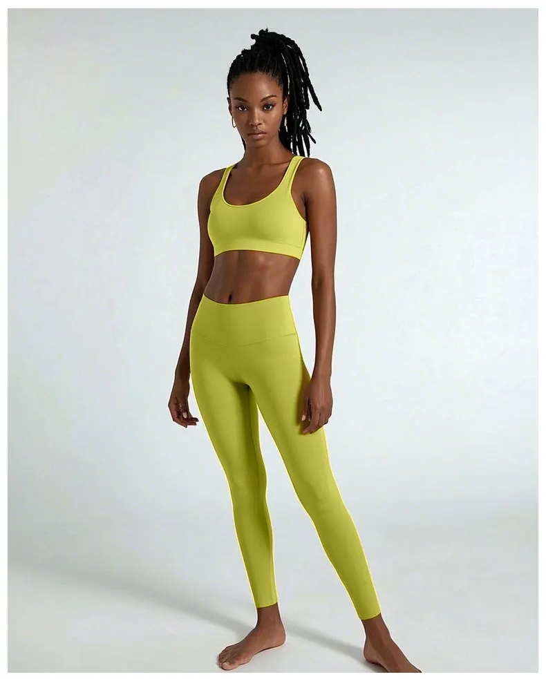 Sommerschlussverkauf, hohe Taille, Yogahose – schnell trocknende 4-Wege-Stretch-Leggings für Laufen, Radfahren, Fitnessstudio – Detail 8