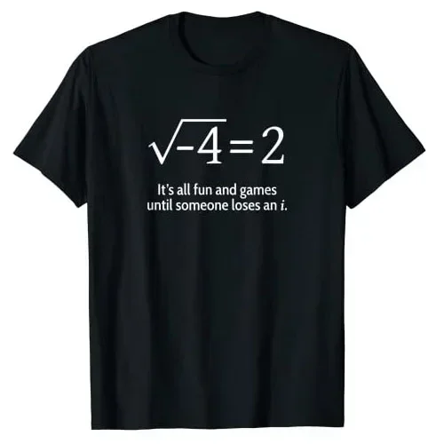 Someone Loses An I: Funny Math T-Shirt Mirth Designs Graphic Tee Tops Math Teacher Schoolwear Clothes Cool Personalized Gift