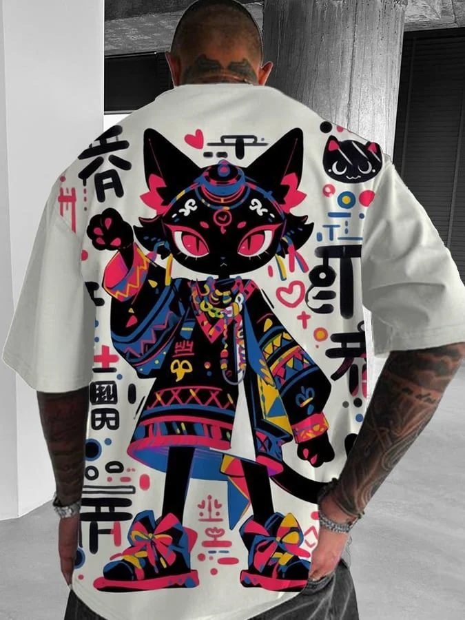 2026 Hip Hop Sommer Mode 3D Druck Japanische Anime Druck T-shirt Casual Polyester Rundhals Casual Kurzarm T-shirts