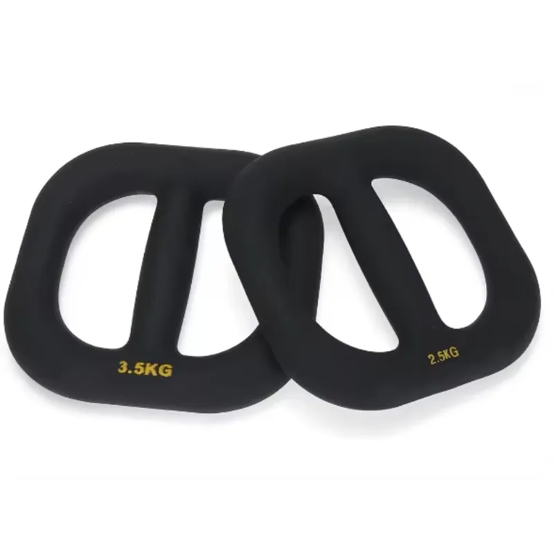 Hot Selling Unisex Fitness Training Ring Dumbbell with Steel Rubber PVC & Cast Iron Core for Home Use