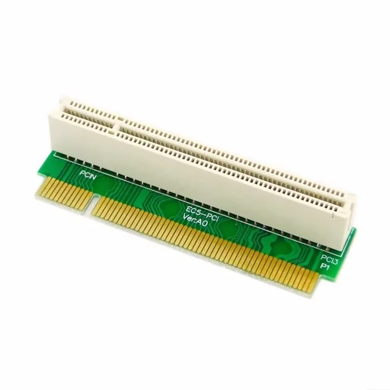 PCI Male to Female 32Bit Riser Extension Card Adapter 1U 2U 3U IPC Chassis 90 Degree Right Angled Type