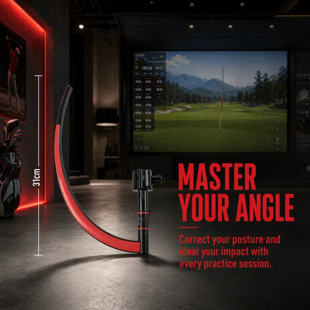 Improve Posture Swing Trainer Rubber Red Black Swing Training Aid Screw/Knob Fastening Swing Plane Corrector Golf Practice