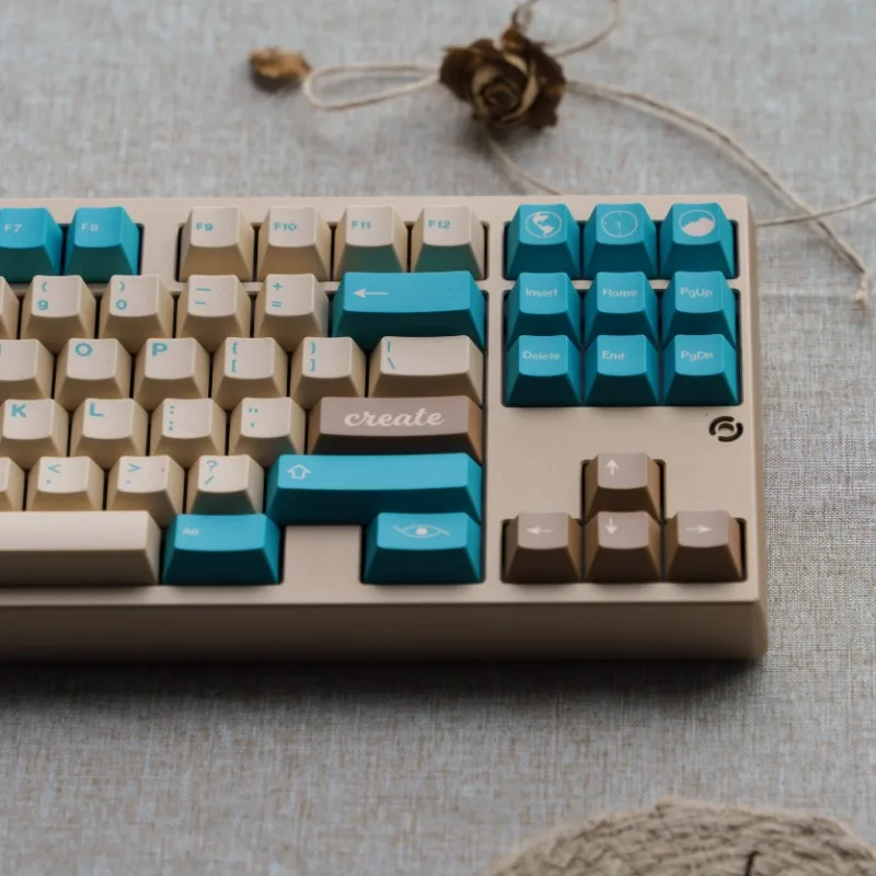 Imagem -03 - Gmk-terra Tones Keycap Grupo Pbt Sublimação Térmica Perfil Cherry Keycaps Gaming Acessórios Teclado Mecânico