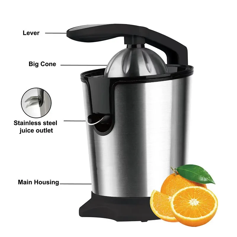 Stainless steel hand-pressed electric juicer Taiwan juice machine lemon orange juice separation cooking machine