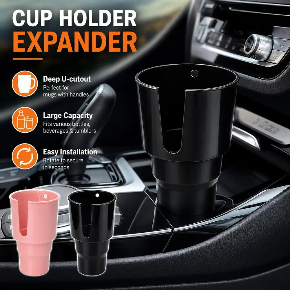 Auto-Getränkehalter-Adapter für 32-40oz Tumbler-Becher, Wasserflaschenhalter, universelles Auto-Innenzubehör – Detail 10