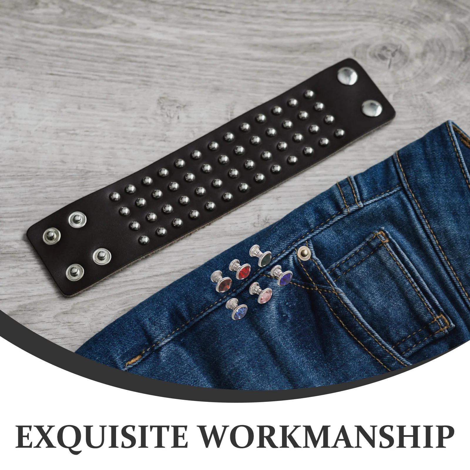 120 قطعة 8 مللي متر حجر الراين المسامير تألق كريستال ترصيع تركيب سريع للحقائب الأحذية طوق بكلاب Diy بها بنفسك اكسسوارات #5