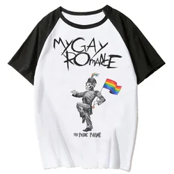 my chemical romance summer top male 2022 funny aesthetic tshirt y2k aesthetic