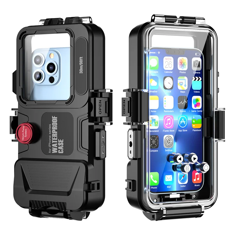

30M Waterproof Diving Case for iPhone, Professional Underwater Photography Protective Shell, IPX8 Waterproof,Military - Grade