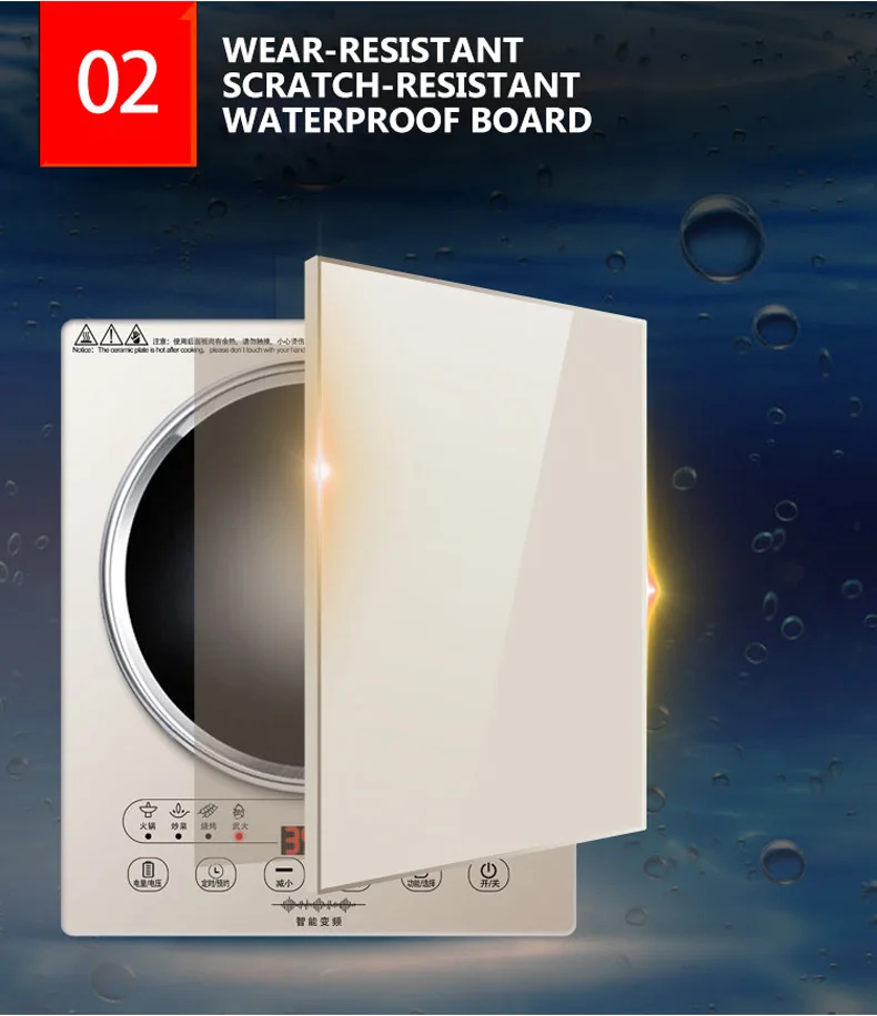 Desktop Embedded Induction Cooker 3500W Commercial Induction Cooker High Power Induction Cooker High Firepower Genuine Concave