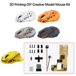 Per Bambu Lab stampa 3D modello creativo fai da te Computer Mouse Wireless 002 modello fai da te per Kit di componenti per Mouse Bambulab