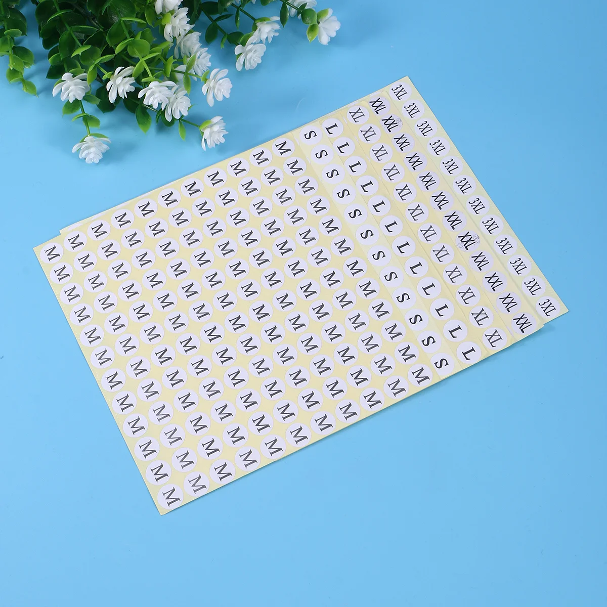 

6 упаковок самоклеящихся круглых наклеек Xl Xxl Xxxl для одежды, этикеток для одежды, розничных этикеток для инвентаря