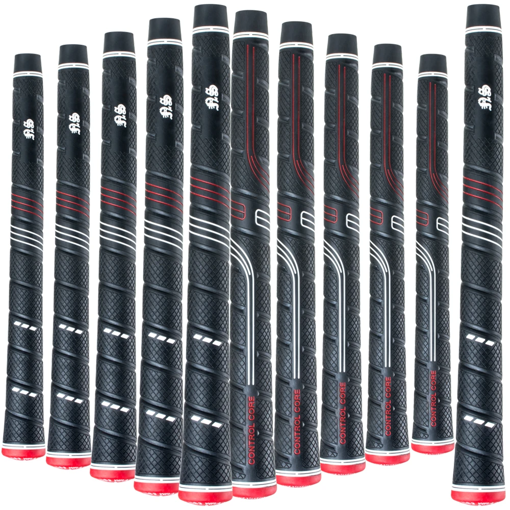 WRAP PRO GOLF GRIP 60Round Standard Midsize Jumbo GRIP - BLACK/RED/BLACK/Blue