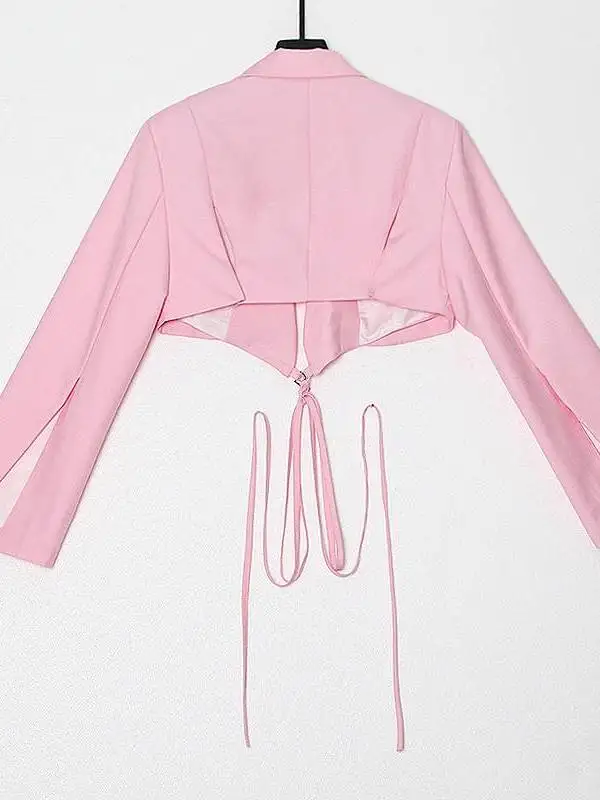 

Уличный стиль: модный, сексуальный, простой весенний костюм с воротником, длинное женское пальто, повседневная модная уличная одежда, однотонное, на пуговицах