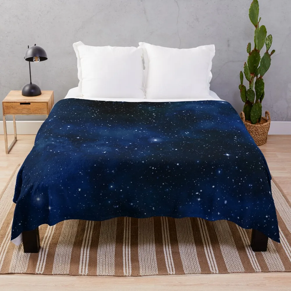 

Colorful Galaxy Throw Blanket Hairys Bed linens Plush Blankets