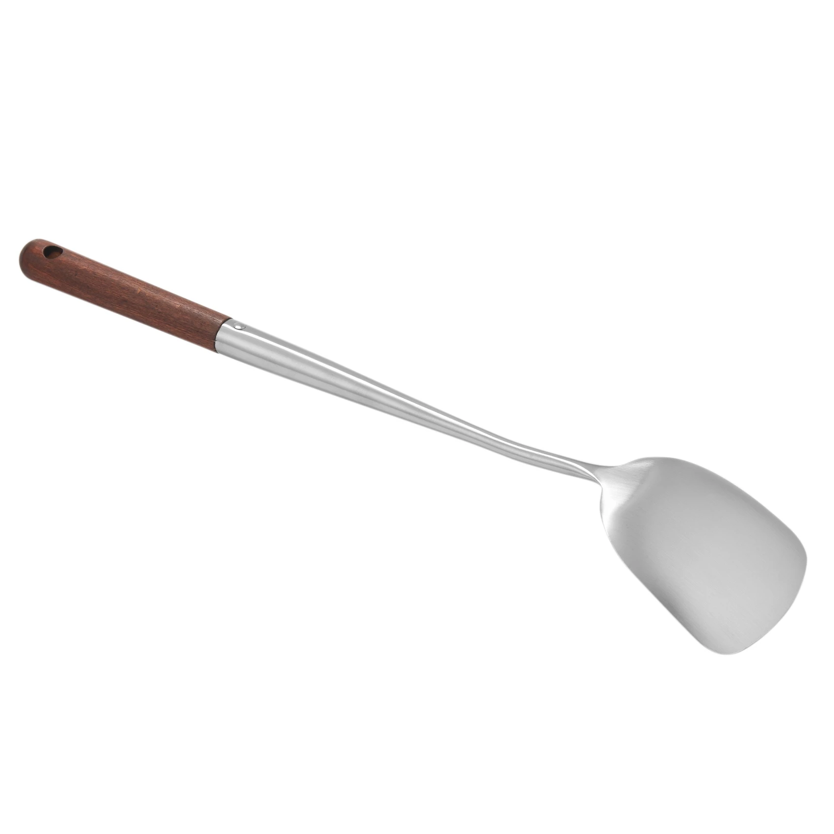 ABXF-3X Набор инструментов для шпателя и ковша для вока, 17-дюймовая шпатель для вока, шпатель для вока из нержавеющей стали