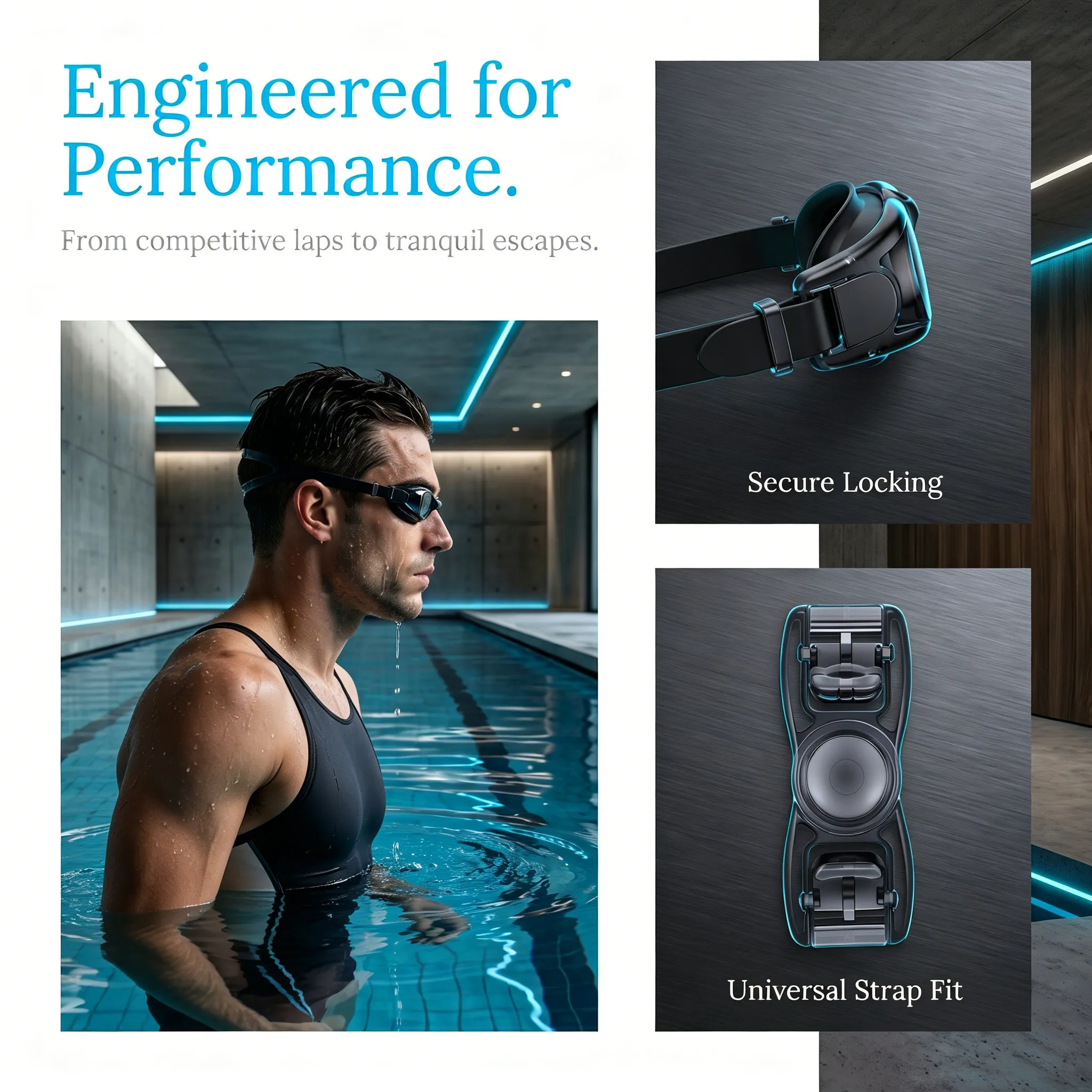 4 sztuki uniwersalnych klipsów – Goggles Swim recenzja i cena