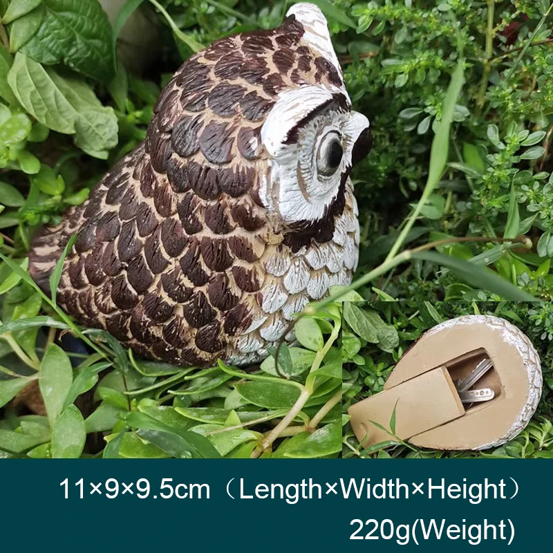 New Outdoor Garden Key Safe Box Hidden Rock Hide Keys In Animals Safety Storage Box For Home RV Key Safes Frog Snail Owl