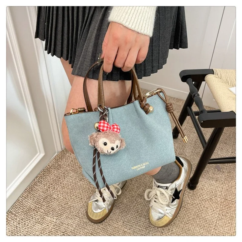 

Top-Tier Women's Tote Bag Made Of Rattlesnake-Print Leather Featuring Argentina High-End Commuter Vintage Lightweight Look​