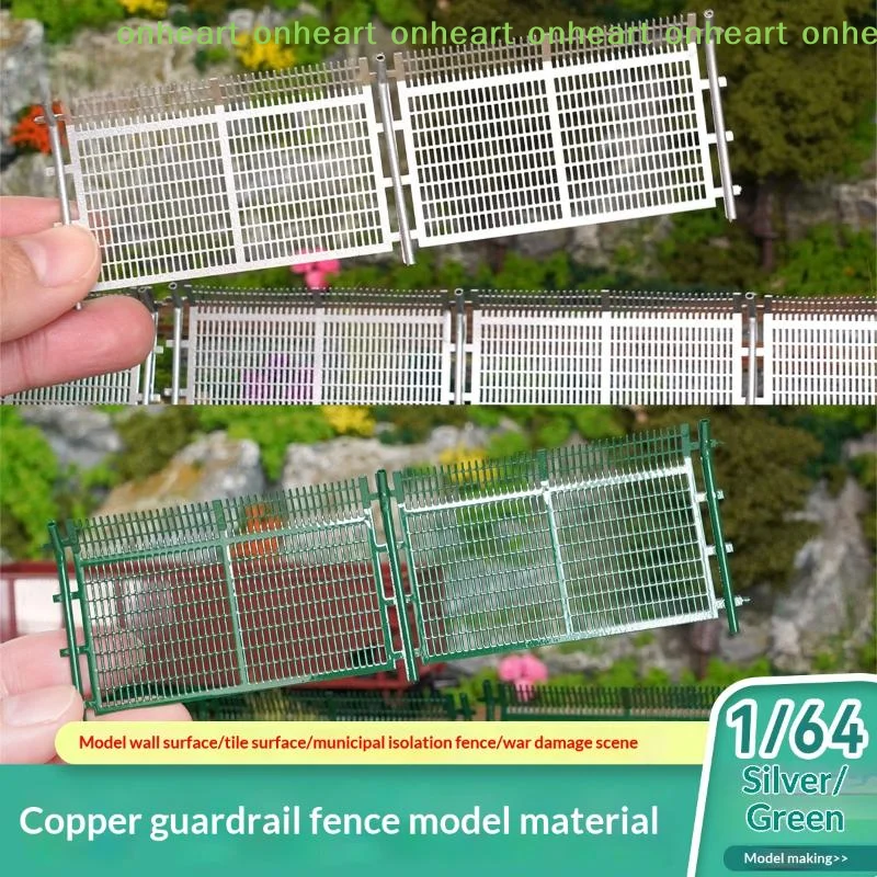 

1/64 Miniature Fence Model Safety Net Barrier for DIY Model Train Layout Diorama Realistic Railway Scene Accessories for Hobby
