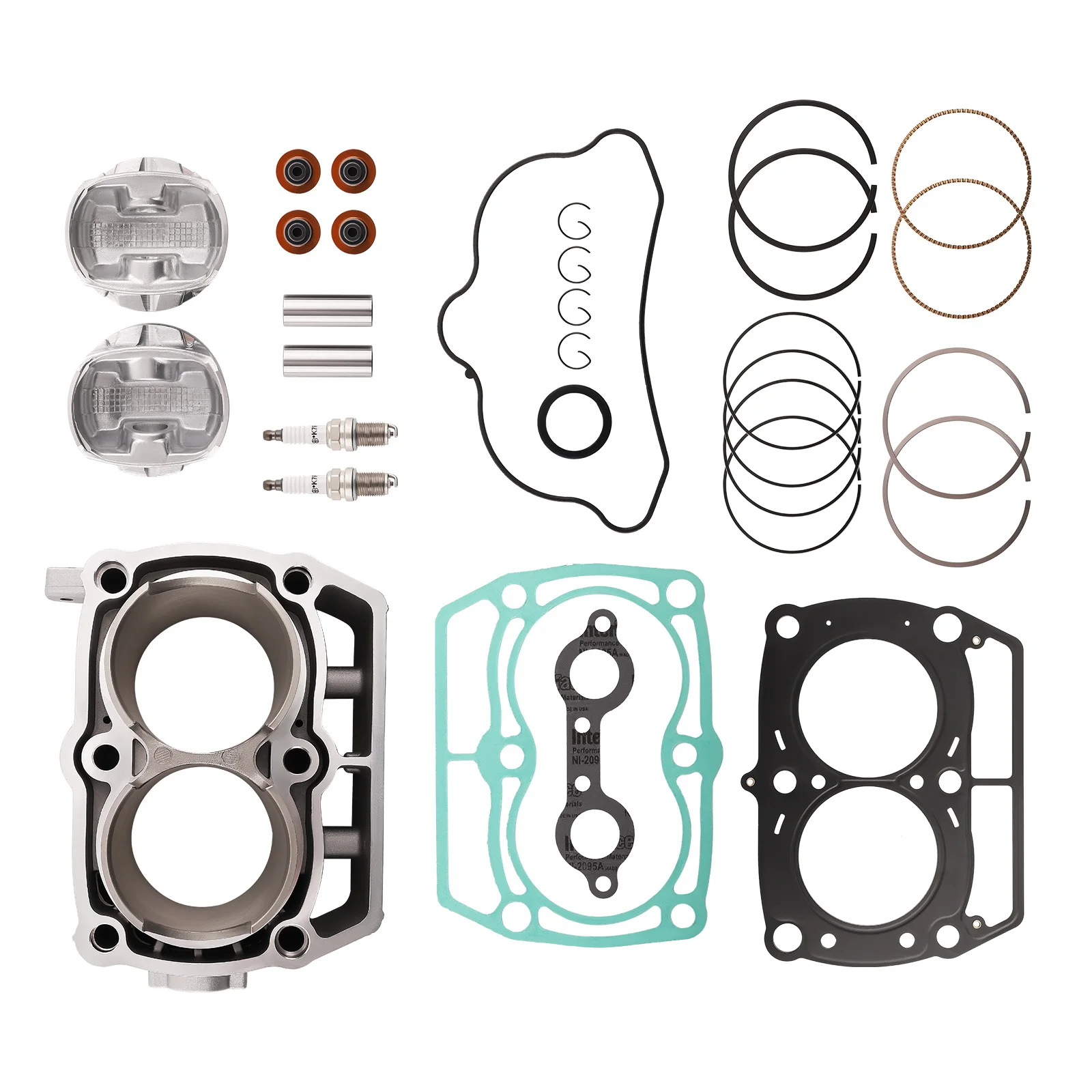 Cylinder Piston Gasket Top End Rebuild Kit for Polaris Ranger 800 XP 2009-2016 For Polaris Ranger 700 2006-2008