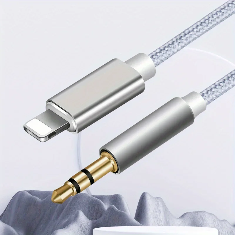 AUX Audio Cable 8 Pin To 3.5 mm Jack Speaker Cable For iPhone 14 13 12 11 Car Headphone Headset Aux Converter Audio aux cable