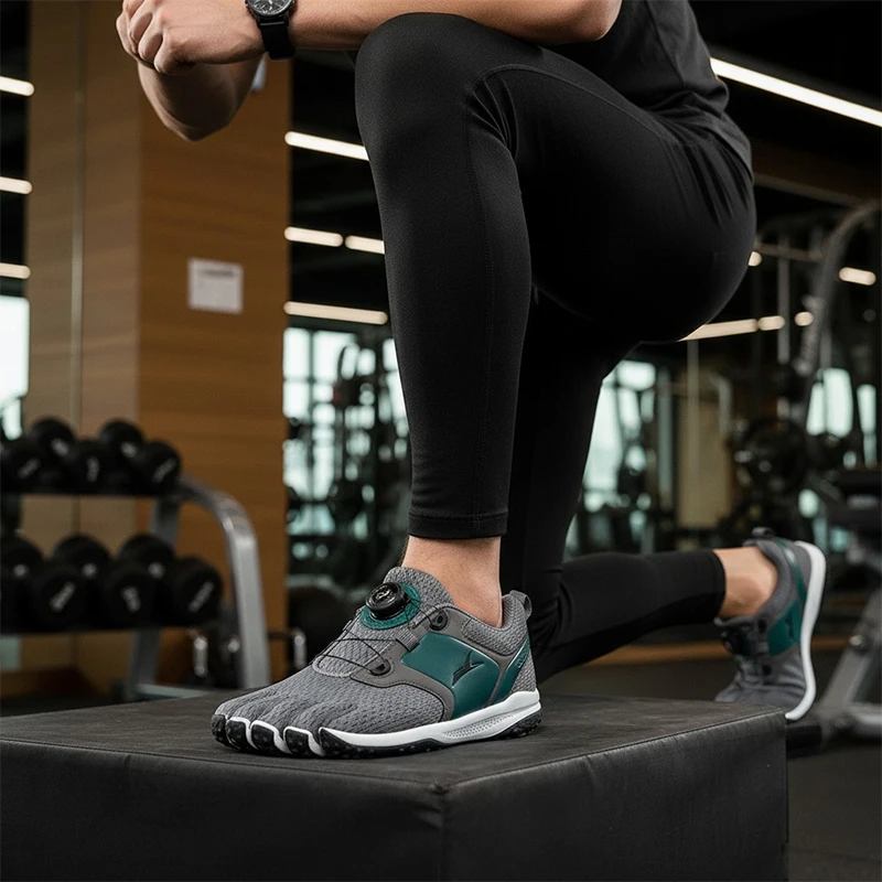 GallonShark Five-Toe Minimalist Sneakers Breathable Barefoot Shoes for Men Women Fitness Training Hiking and Daily Wear