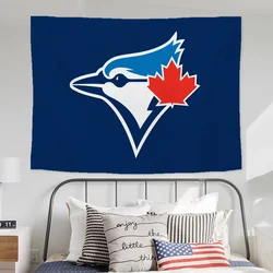 Toronto Blue Jays Tapestry na ścianę Dekoracje pokoju Estetyczna dekoracja domu Gobeliny Panoramiczne gobeliny ścienne Duże