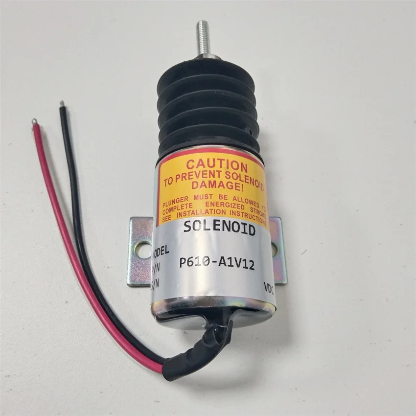 Fuel Shut Off Solenoid For Trombetta P610-A1V12 12 Volt Pull Solenoid