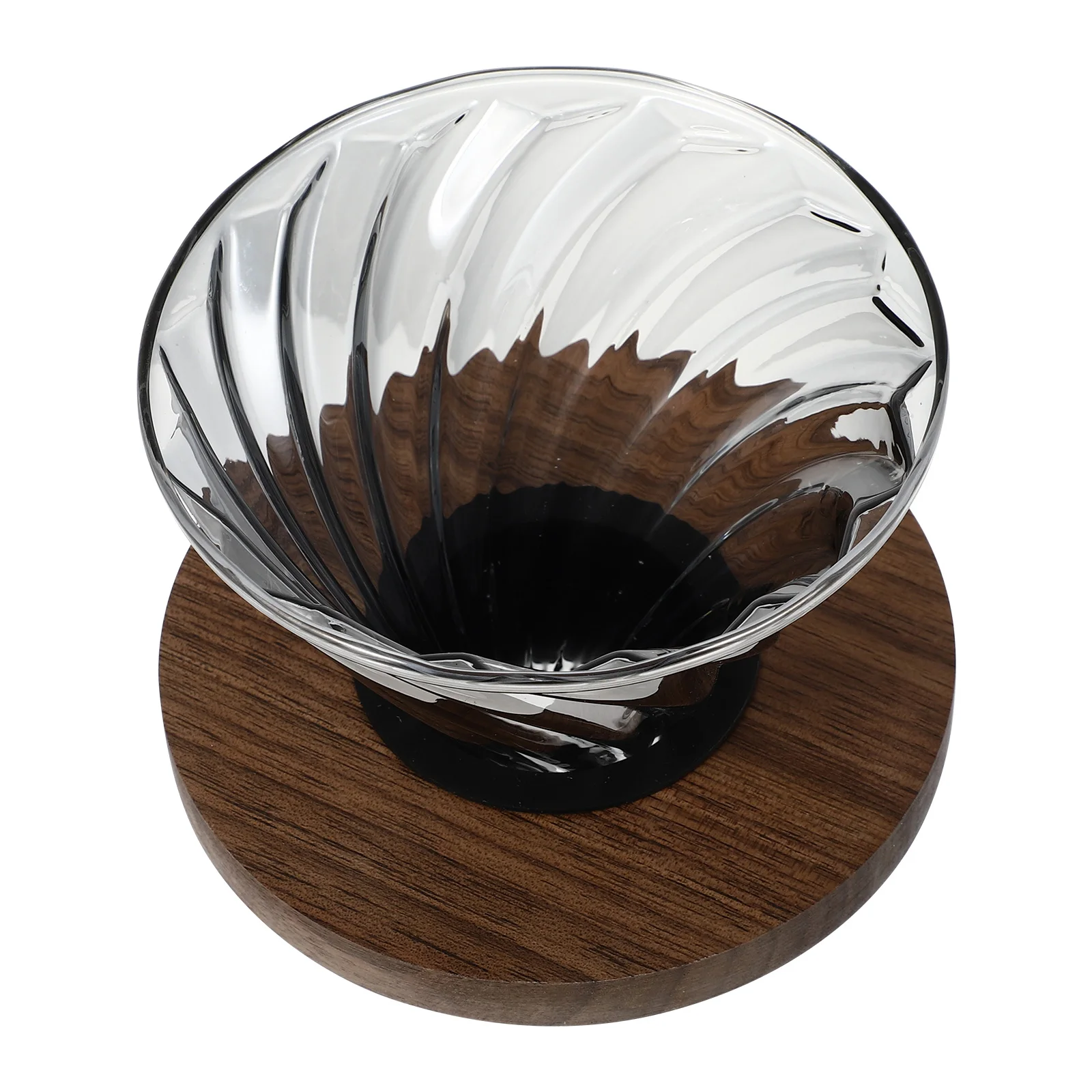 

Pot Funnel Reusable Smoke Glass Coffee Pot Filter Household Coffee Strainer Durable Compact Lightweight For Home Travel Office